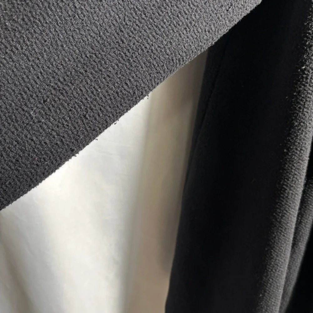 Torrid Womens Black Wool Blend Shawl Collar Mid Length Overcoat Plus Size 3 Coat